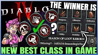 Diablo 4 - New Best HIGHEST DAMAGE Class in Game - Season 4 PTR Ranking - BROKEN Builds & More!