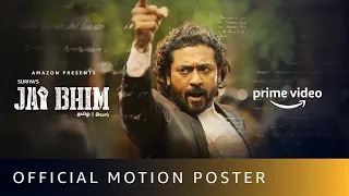 Jai Bhim - Official Motion Poster | Suriya | New Tamil Movie 2021 |  Amazon Prime Video