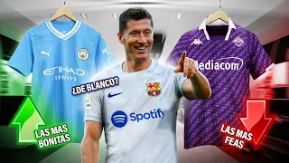 ¡Las 9 camisetas más BONITAS y las 9 más FEAS para la temporada 23-24! ¿¡Barça JUGARÁ de BLANCO?!