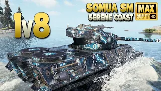 Somua SM domination, in a 1 versus 8 situation - World of Tanks