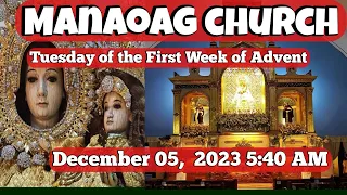 Our Lady Of Manaoag Live Mass Today - 5:40 AM December 05, 2023