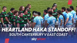HAKA STANDOFF! When an unstoppable force meets an immovable object - East Coast v South Canterbury