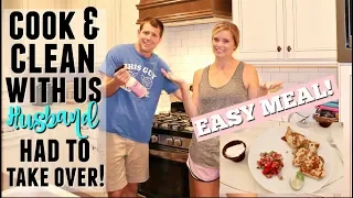 COOK WITH ME AND CLEAN WITH ME // EASY RECIPE // EXTREME CLEANING MOTIVATION