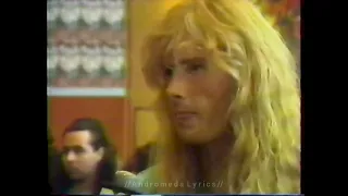 Dave Mustaine - Entrevista con "Ricky Rachtman" Mtv 1990 // Subtitulado