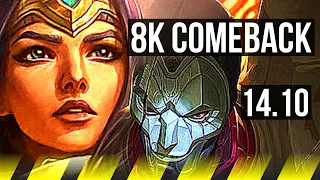 SIVIR & Soraka vs JHIN & Brand (ADC) | 8k comeback, 9/4/13, 43k DMG | EUW Diamond | 14.10