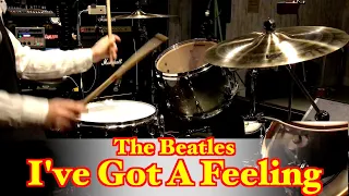 The Beatles - I've Got A Feeling (Drums cover from fixed angle)