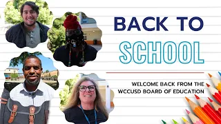 WCCUSD Board of Education Welcomes Students and Staff to the 2023-24 School Year