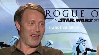 mads mikkelsen being chaotic for 3 minutes 49 seconds straight