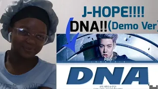 SOUTH AFRICAN REACTING| DNA(DEMO VER) BY BTS-JHOPE.