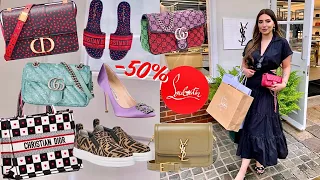 Major Bicester Village Luxury Outlet Shopping Vlog! Huge SALE -70% Dior, Fendi, YSL, Gucci, Prada