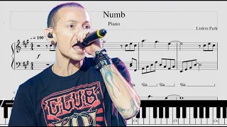 Numb - Linkin Park - Sheets Piano Numb - Partition Piano Numb (Sheets Tutorial Piano score)