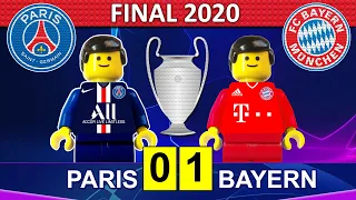 Champions League Final 2020 • PSG Paris vs Bayern 0-1 • Lisbon • All Goals Highlights Lego Football