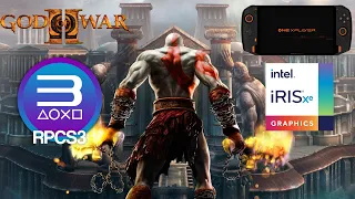 ONEXPLAYER i7 1185G7 | God of War II 60FPS | RPCS3 PS3 Emulator Iris Xe Performance