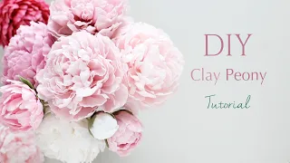 DIY How To Make A Clay Peony