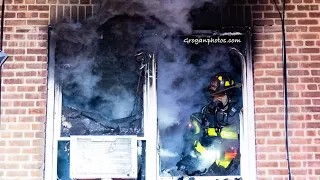 Frozen & Blocked Hydrant At Queens Fire