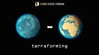 Water-world Terraformed in Dyson Sphere Program (Timelapse)