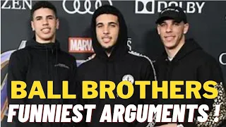 BALL BROTHERS FUNNIEST FIGHTS AND ARGUMENTS! LAMELO, LONZO AND LIANGELO BALL FUNNY MOMENTS!
