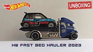 Hot Wheels Unboxing | 2023 Fast Bed Hauler | HW Haulers #hotwheels #unboxing #review #hauler