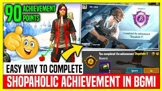 How to Complete SHOPAHOLIC Achievement in BGMI | BGMI Easy Achievements | Ashish Playz