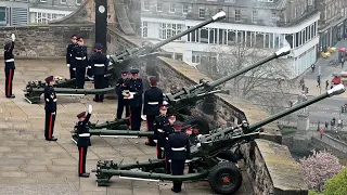 Coronation: 21-gun salute at Edinburgh Castle marks moment King Charles is crowned