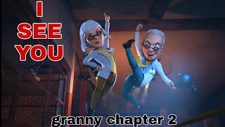 Talking Tom sings "i see you" granny chapter 2 song by random incounters - Tom music