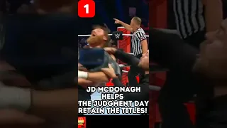 The Judgment Day retain the titles! Nakamura-Rollins in a last man standing match-WWE Raw Highlights