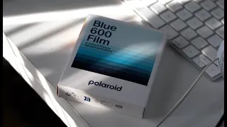 Trying Polaroid's newest film! | Reclaimed Blue Edition | Polaroid Now