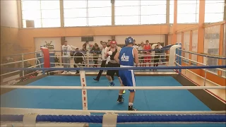 Combat boxe anglaise amateur -81kg finasliste des championnats de France