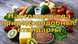 Фундамент вашего здоровья! Настоящая еда - природоподобные стандарты