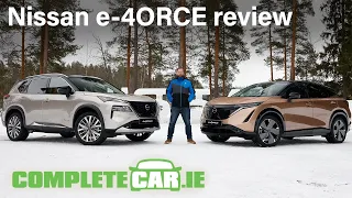 Driving Nissan's e-4ORCE models on snow and ice