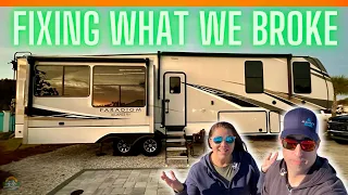 Fixing What We Broke on Our RV: Maintenance Tips & RV Hacks