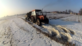 Styczeń 2017 czyli NOWY NABYTEK / ZETOR 5340 VS OBLODZONA GÓRKA / RUSEK VS ZASYPANY WĄWÓZ