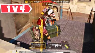 MY BEST 1 v 4 CLUTCH IN CALL OF DUTY MOBILE BATTLE ROYALE | COD MOBILE BATTLE ROYALE