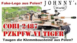Cobi 2487 - Panzerkampfwagen VI Tiger - What good is the "Poland Lego"? - Review from German