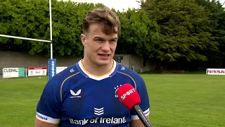 Josh van der Flier reacts to Jordie Barrett's big move to Leinster