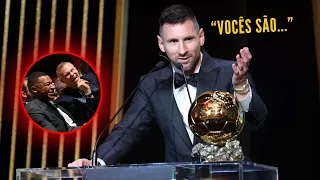 OLHA O QUE O MESSI FALOU DO HAALAND E MBAPPÉ NA BOLA DE OURO...