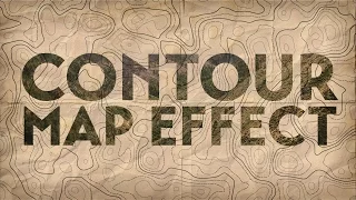 How To Create a Contour Map Effect with Photoshop & Illustrator