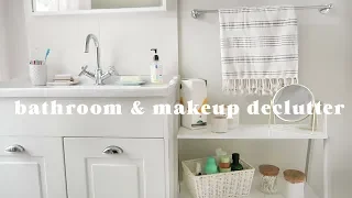 Bathroom declutter and deep clean 🛁💄 Organising my makeup collection | Sort Your Life Out 3 | ad