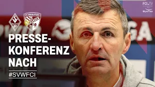 Schanzer Pressekonferenz nach SV Waldhof Mannheim vs. FC Ingolstadt 04