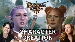 Character Creation - Shadowheart Actor & her Director Girlfriend play Baldur's Gate 3