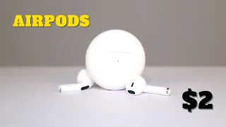 TWS НАУШНИКИ ЗА $2 УНИЗИЛИ AIRPODS 🔥🔥🔥 2 БАКСА ЗА AIRPODS 🔥🔥🔥 + КОНКУРС