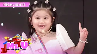 Winning message from Mini Miss U Grand Winner Arianah Kelsey to Darna | It's Showtime Mini Miss U