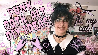 Easy Alt, Punk and Goth DIY Fashion Ideas and Tips! Plus Sewing Tutorial!