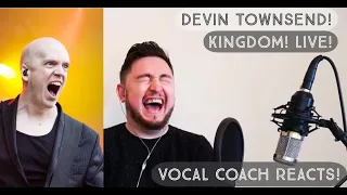 Vocal Coach Reacts! Devin Townsend! Kingdom - Live!