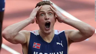 Karsten Warholm wins 'best race in Olympic history' as he breaks 400m hurdles world record