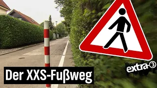 Realer Irrsinn: Schmalster Fußweg Berlins | extra 3 | NDR