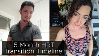 Inspirational Transgender Male to Female MTF 15 Months on HRT Transition Timeline | Jessica P.   MtF