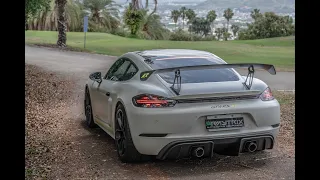 Pure Exhaust Sound! | Porsche 718 Cayman GT4 w/ Armytrix Full Valvetronic Exhaust System