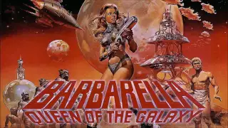 Barbarella movie theme in 1960s style