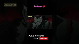 Devilman vs Jinmen XDevilman crybaby #ytshorts #shorts #anime